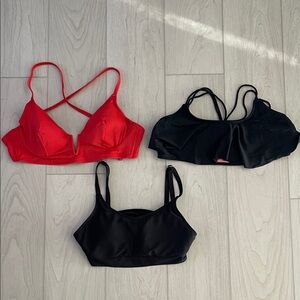 LOT OF SWIM TOPS.